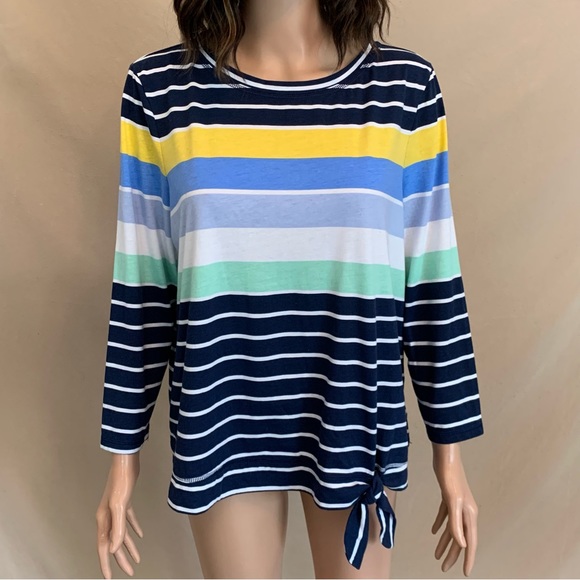 Kim Rogers Multicolor Striped Top - Picture 8 of 8